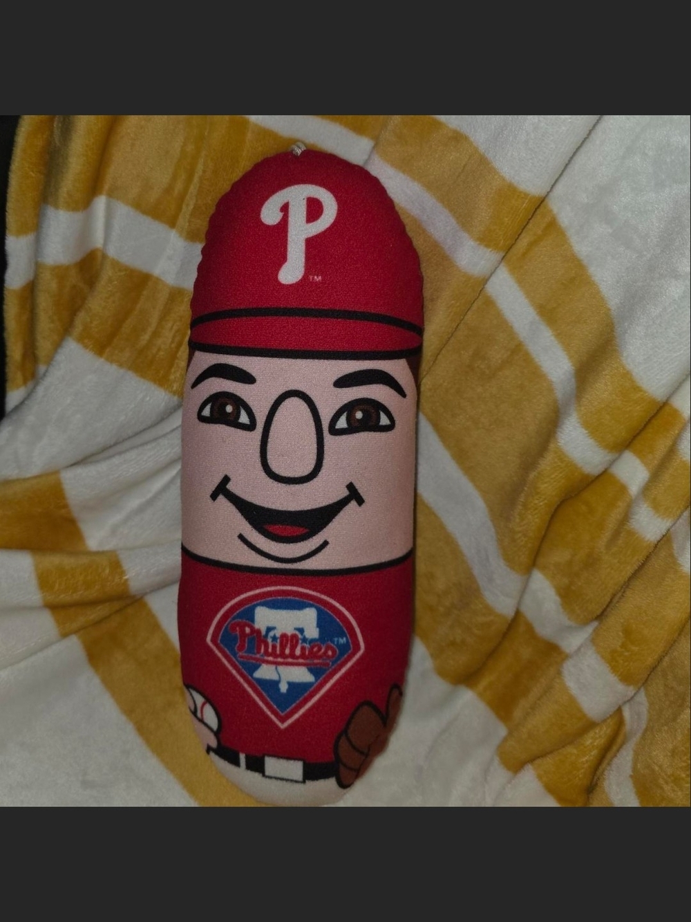 Red Plush Mascot Pillow - Home Accents